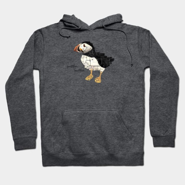 puffin design Hoodie by happy.andiar